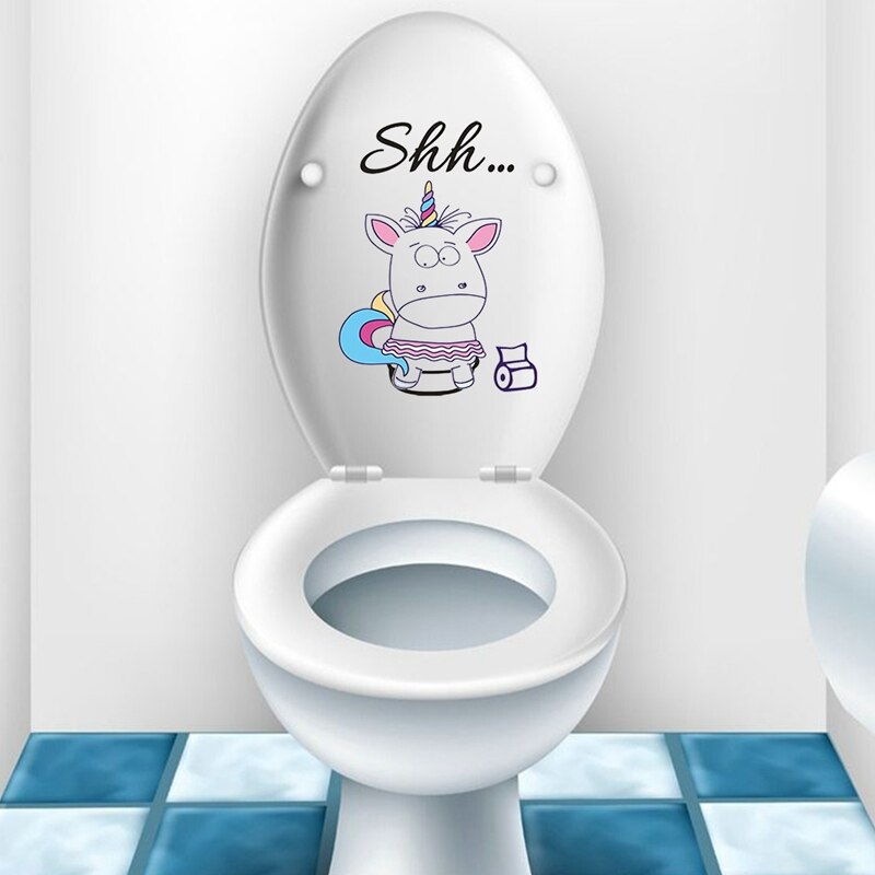 Sticker Toilette Petite Licorne