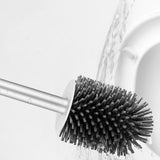 Brosse WC Silicone<br> Design Aluminium