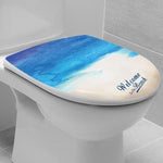 Sticker Toilette<br> Abattant WC Plage & Mer