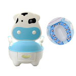 Pot Bébé Toilette<br> Vache Bleue