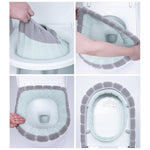 Abattant WC<br> Housse Vert Gris