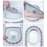 Abattant WC<br> Housse Vert Blanc