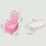 Pot Bébé Toilette<br> Petite Vache Rose