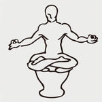 Sticker Toilette<br> Méditation