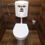Sticker Toilette<br> Abattant WC Chien Cache Cache
