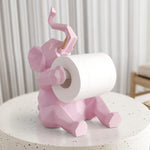 Porte Papier Toilette Original<br> Eléphant Sur Table