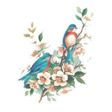 Sticker Toilette<br> Abattant WC Oiseaux Bleus