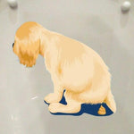 Sticker Toilette<br> Abattant WC Chien Caca