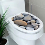 Sticker Toilette<br> Abattant WC Petits Rochers