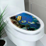 Sticker Toilette<br> Abattant WC Fonds Marins