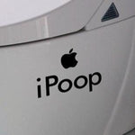 Sticker Toilette<br> iPoop