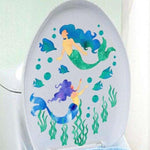 Sticker Toilette<br> Abattant WC Sirène Bleue