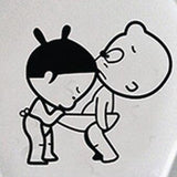 Sticker Toilette<br> Bébé Espiègle