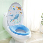 Sticker Toilette<br> Abattant WC Baleine & Tortue