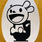 Sticker Toilette<br> Lapin Heureux