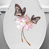 Sticker Toilette<br> Abattant WC Fleur Papillons