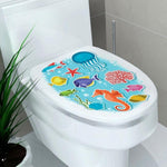 Sticker Toilette<br> Abattant WC Animaux Marins