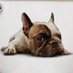 Sticker Toilette<br> Chien Bouledogue 3D