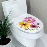 Sticker Toilette<br> Abattant WC Fleurs d'été