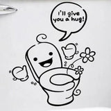 Sticker Toilette<br> Abattant WC Mignon