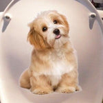 Sticker Toilette<br> Abattant WC Chien Mignon