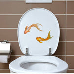 Sticker Toilette<br> Abattant WC Poisson Rouge