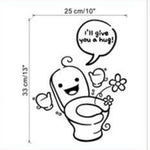 Sticker Toilette<br> Abattant WC Mignon