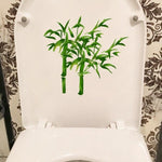 Sticker Toilette<br> Abattant WC Bambou