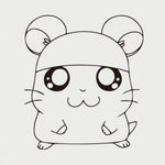 Sticker Toilette<br> Petit Hamster