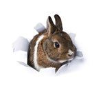 Sticker Toilette<br> Lapin 3D