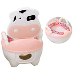 Pot Bébé Toilette<br> Vache Rose