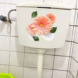 Sticker Toilette<br> Abattant WC Marguerite Rose