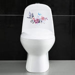 Sticker Toilette<br> Abattant WC Fleurs Design