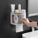 Porte Papier Toilette<br> Mural Moderne Rond - Toilette-WC