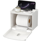 Porte Papier Toilette<br> Mural Moderne Stockage Compact - Toilette-WC