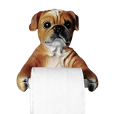 Porte Papier Toilette<br> Original Chien Pug - Toilette-WC