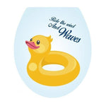 Sticker Toilette<br> Abattant WC Bouée Canard