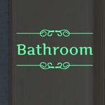 Sticker Toilette<br> Bathroom Design Phosphorescent