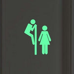 Sticker Toilette<br> Espion Phosphorescent