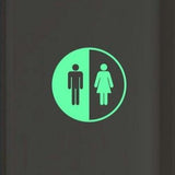 Sticker Toilette<br> Homme & Femme Phosphorescent