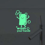 Sticker Toilette<br> Savon Mignon Phosphorescent