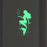 Sticker Toilette<br> Sirène Phosphorescent