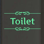Sticker Toilette<br> Toilet Design Phosphorescent