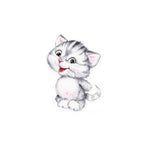 Stickers Toilette<br> Petit Chaton