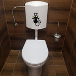 Sticker Toilette<br> Griffure de Chat