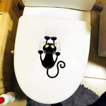 Sticker Toilette<br> Griffure de Chat