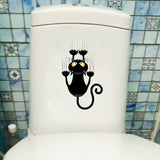 Sticker Toilette<br> Griffure de Chat