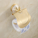 Porte Papier Toilette<br> Design Antique Or Rabat - Toilette-WC