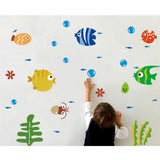 Sticker Toilette<br> Aquarium Coloré