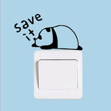 Sticker Toilette<br> Sauves les Pandas